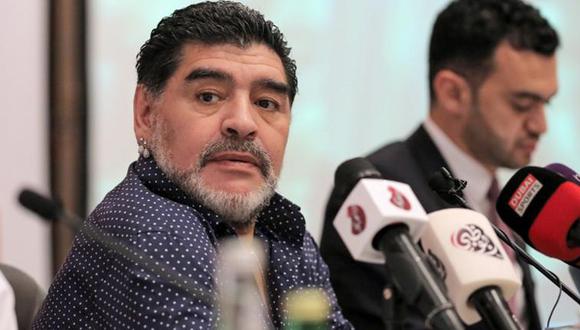 Diego Maradona habló en redes sociales del encuentro entre Perú y Argentina por las Eliminatorias Rusia 2018. (Foto: AFP)