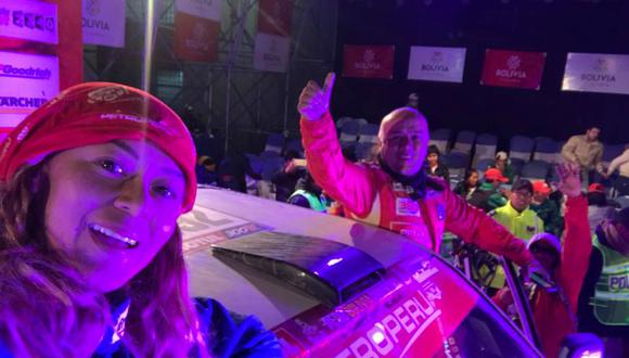 Fernanda Kanno no partió el segundo especial de ayer, pero nos explica que sigue en carrera en el Dakar 2018. (Foto: Facebook Fernanda Kanno)