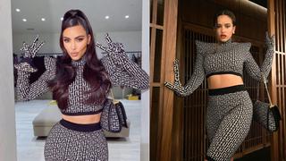 Kim Kardashian vs. Rosalía: ¿quién luce mejor el outfit?