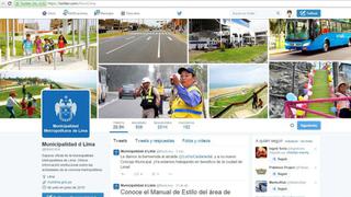 Controversia por manejo de redes sociales del municipio limeño