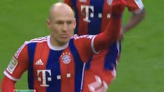 Arjen Robben y un increíble golazo del Bayern Múnich