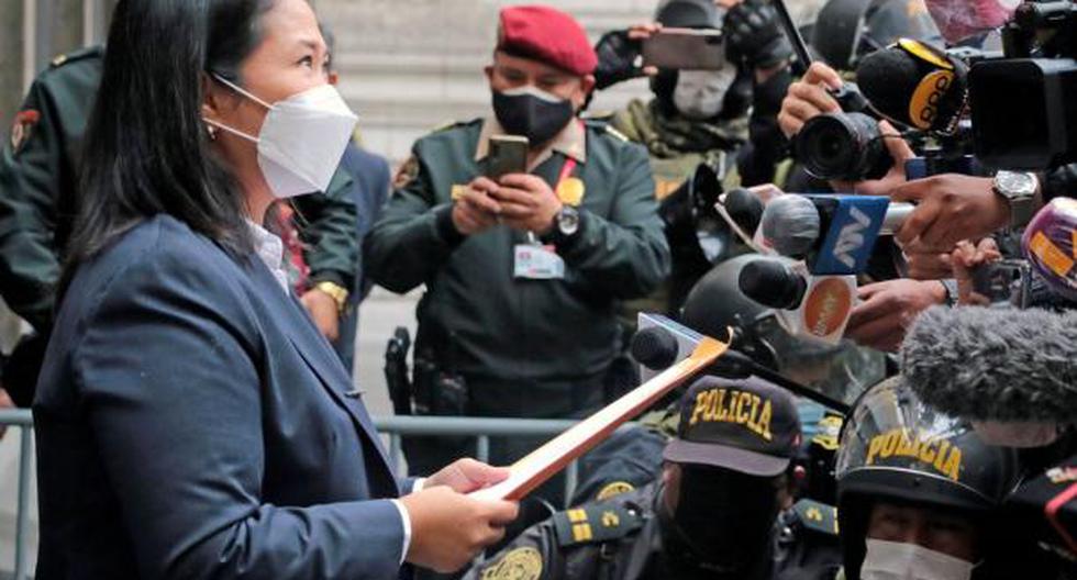 Keiko Fujimori insiste en argumentar \"fraude en mesa\" en Elecciones 2021. (Foto Andina)