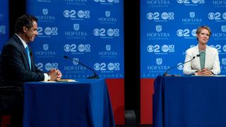 New York: Andrew Cuomo y Cynthia Nixon intercambian ataques en debate