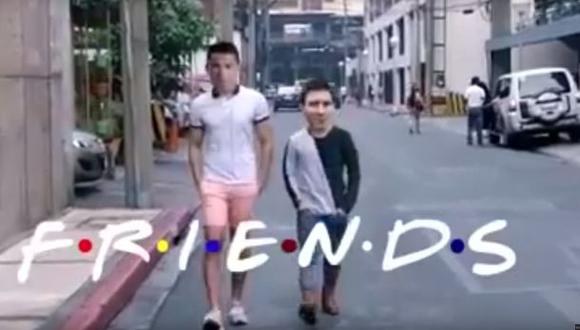 Lionel Messi y Cristiano Ronaldo son 'Friends’ en una parodia