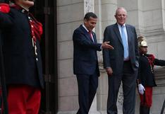 PPK se reunió con Ollanta Humala en Palacio de Gobierno