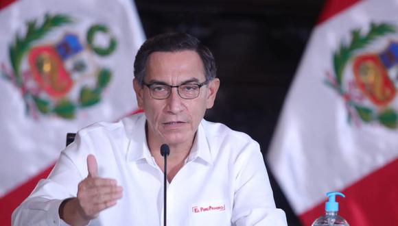 El presidente Martín Vizcarra anunció que pedirán facultades legislativas en materia tributaria y financiera al Congreso (Foto: Palacio de Gobierno).