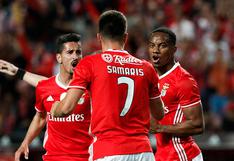 Con André Carrillo, Benfica empató 1-1 ante Sporting de Lisboa