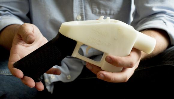 Una pistola elaborada en una impresora de 3D. (Foto archivo: AP/Jay Janner)