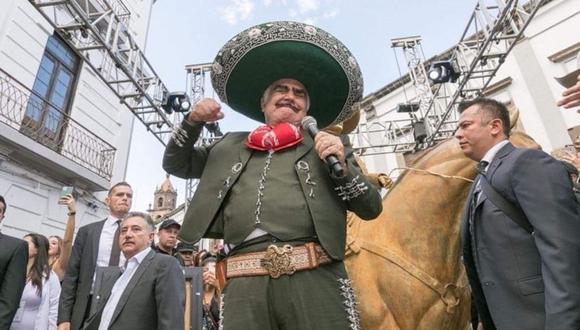 Los familiares de Vicente Fernández siguen dando detalles sobre el estado del cantante mexicano. (Foto: Instagram  @_vicentefdez)