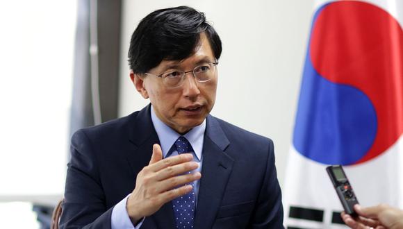 June-hyuck Cho, embajador de Corea del Sur en el Perú. (Foto: El Comercio/Nancy Chappell)
