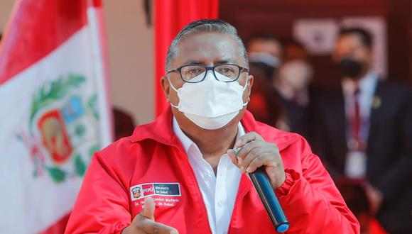 Las bancadas de Perú Libre, Perú Democrático y Fuerza Popular no firmaron la iniciativa en contra del cuestionado integrante del gabinete. (Foto: Minsa)
