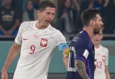 Lionel Messi le niega el saludo a Robert Lewandowski en el Argentina vs Polonia | VIDEO
