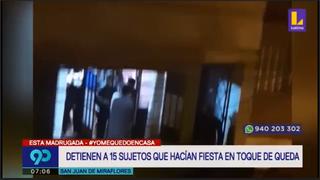 Coronavirus Perú: 15 detenidos en fiesta en San Juan de Miraflores durante toque de queda 