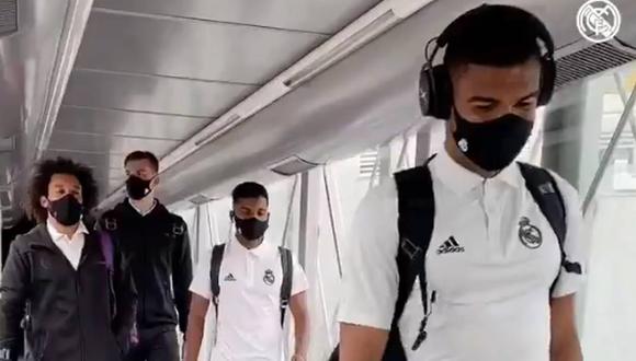 Una avería en el avión que trasladaría a Real Madrid hasta San Sebastián. (Foto: Real Madrid)