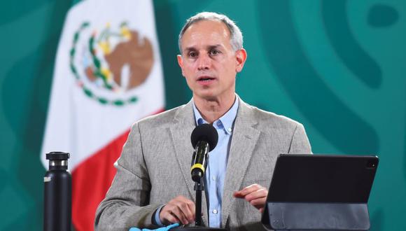 El subsecretario de Prevención y Promoción de la Salud de México, Hugo López-Gatel, durante una conferencia de prensa en el Palacio Nacional. (Foto: EFE).