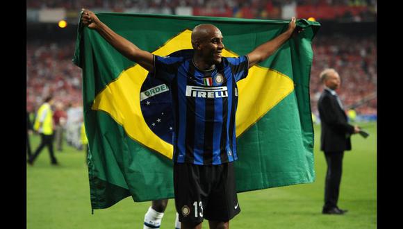 Maicon, ganador de todo con el Inter de Milán, jugará en la cuarta categoría de Italia. (Foto: AFP)