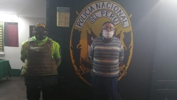 Leoncio Cadillo fue arrestado con síntomas de ebriedad en el interior de su oficina en la Municipalidad Distrital de Amashca. (Foto: cortesía PNP)