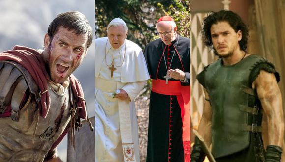 “La resurrección de Cristo”, “Los dos Papas” y “Pompeya” entre las películas que puedes disfrutar en Semana Santa en Netflix. (Fotos: Sony Pictures/Netflix)
