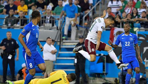 El volante de la selección de México Andrés Guardado logró registros históricos con su país en la Copa Oro. (Foto: AFP)