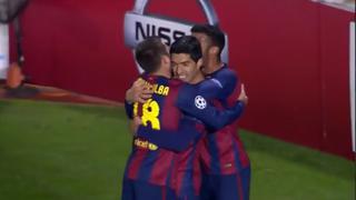 Barcelona vs. Apoel: Suárez marcó su primer gol con equipo culé