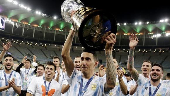 Ángel Di María envía contundente mensaje a Richarlison tras ganar la Copa América. (Foto: Reuters)