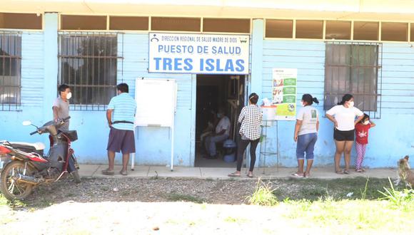 En la localidad nativa Tres Islas incrementaron considerablemente los casos con coronavirus. (Foto: Manuel Calloquispe)