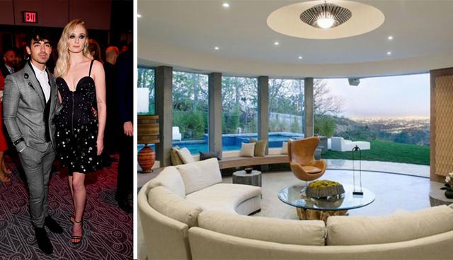 Joe Jonas se casó con la actriz Sophie Turner. Hace un año, el cantante decidió alquilar esta casa de Hollywood Hills, en Los Angeles. (Foto: West Estate Agency)