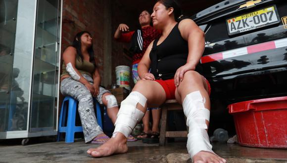 La gran mayoría de pacientes de la tragedia en VES tienen quemaduras de gran extensión. (Foto: GEC)