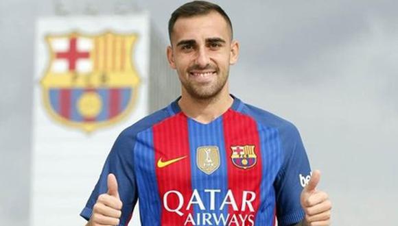 Barcelona oficializó la contratación del delantero Paco Alcácer