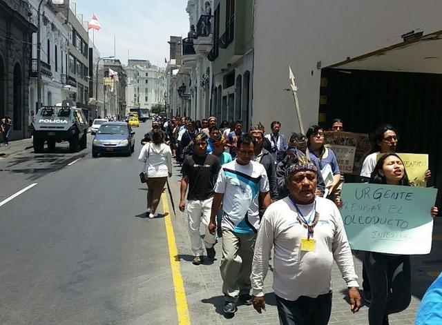 Apus de Saramurillo marchan en calles de Lima [FOTOS] - 1