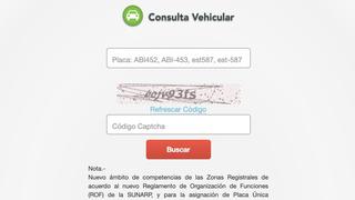 Sunarp: cómo consultar online los datos de un vehículo