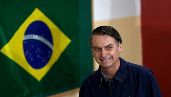 Jair Bolsonaro reiteró que en este proceso electoral los brasileños deberán elegir entre "dos caminos: el de la prosperidad, la libertad, la familia, o el de Venezuela". (Reuters)