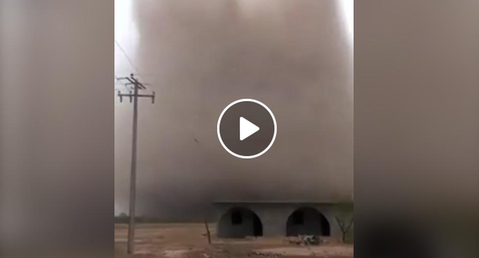 YouTube nos trae el curioso y peligroso video en el que podremos apreciar cómo es que un peligroso tornado está a todo dar en México y un hombre se pone a grabar sin dudar. (Foto: captura)