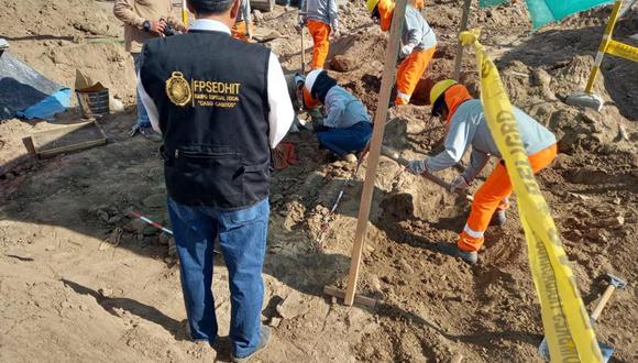 A la fecha, el Ministerio Público ha dado cuenta del hallazgo de restos óseos de 116 personas durante las exhumaciones iniciadas el 2005. (Foto: Ministerio Público)