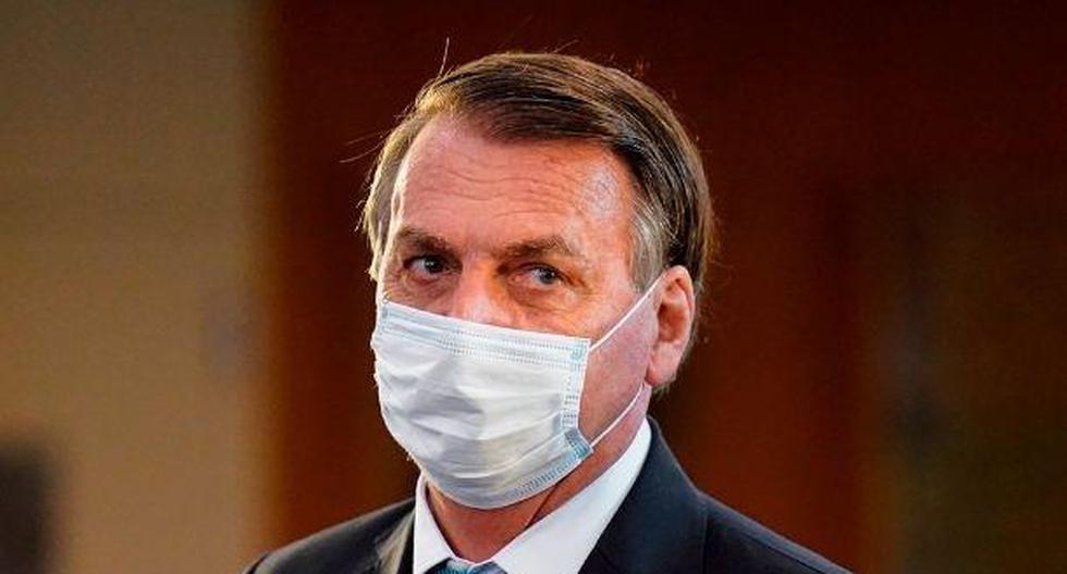 Jair Bolsonaro estuvo en estrecho contacto con el ministro que dio positivo para coronavirus. (Foto: EFE/John Minchillo/Pool)