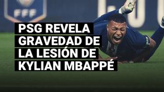 Kylian Mbappé tiene un esguince en el tobillo y tendrá una nueva evaluación en tres días, con miras a la Champions