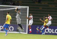 Arquero Renato Solís, después del Perú vs. Brasil: “El gol fue mi culpa, lo asumo”