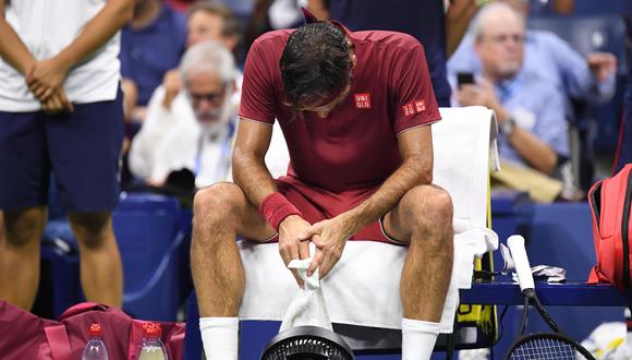 Roger Federer se despidió del US Open 2018: cayó ante John Millman en octavos de final. (Foto: AFP)