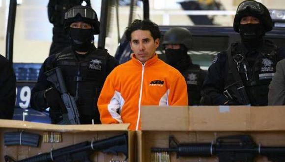 Harold Mauricio Poveda Ortega, narco colombiano, detenido en México.