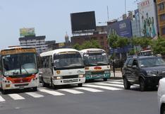 Buses de transporte público no brindarán servicio los domingos 5 y 12 de abril en Lima y Callao