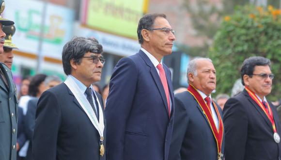 El presidente de la República, Martín Vizcarra, participó en los eventos por el 48° aniversario de la creación de Ilo. (Andina)