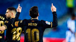 Barcelona - Real Sociedad, resumen: con doblete de Messi, ‘azulgranas’ golearon 6-1 en LaLiga