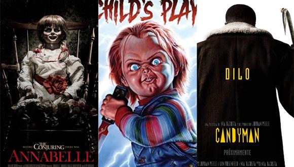 Annabelle, Chucky y Candyman son algunos de los personajes más recordados en Halloween. (Foto: Warner Bros. / Metro-Goldwyn-Mayer / Universal Pictures)
