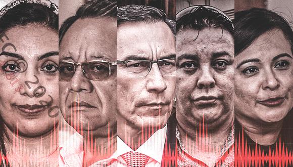 Los audios grabados por Karem Roca no solo comprometen al presidente Vizcarra, sino también a otros funcionarios de Palacio en el Caso Swing. Y, una última grabación, da cuenta que el congresista Alarcón le sugirió a la ex asistente del Despacho Presidencial cambiar de abogado. (Foto: El Comercio)