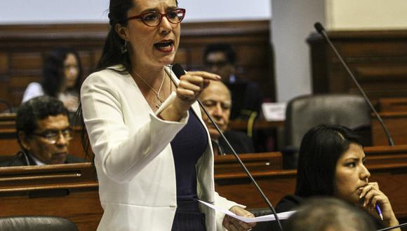 La parlamentaria del movimiento Nuevo Perú Marisa Glave señaló que la prioridad de este Gabinete y del Gobierno deben ser los ciudadanos, los trabajadores y no las grandes empresas. (Foto: Congreso)