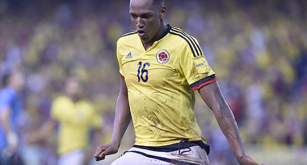 Yerry Mina, autor del gol del empate de Colombia ante Uruguay, es tan necesario en el Palmeiras que el presidente del club le mandó su avión para que regrese. (Foto: Getty Images)