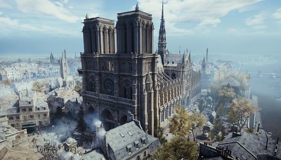 Así es Notre Dame en Assassin's Creed Unity. (Imagen: Ubisoft)