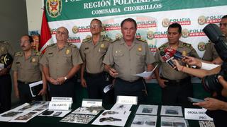 Chorrillos: detienen a implicados en robo y venta de drogas