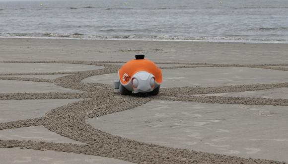 Beach Bot te permitirá hacer dibujos gigantes en la arena