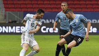 Argentina derrotó 1-0 a Uruguay con gol de Guido Rodríguez en la Copa América 2021